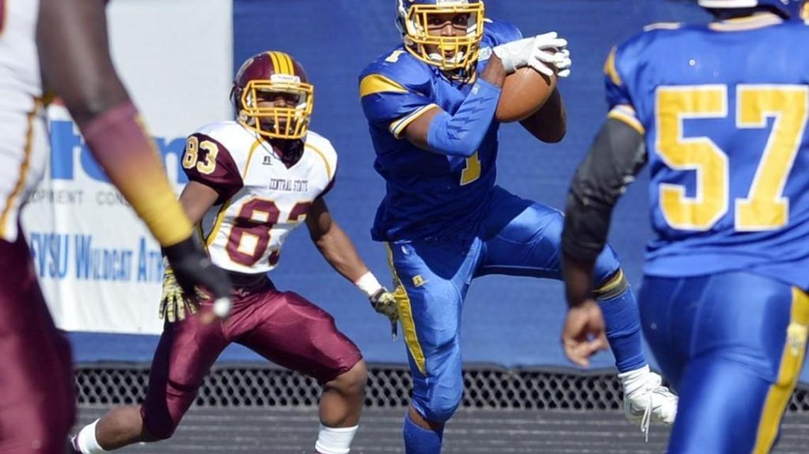 Fort Valley State defensive back Brian Walker (1) and the Wildcats travel to Morehouse on Saturday.