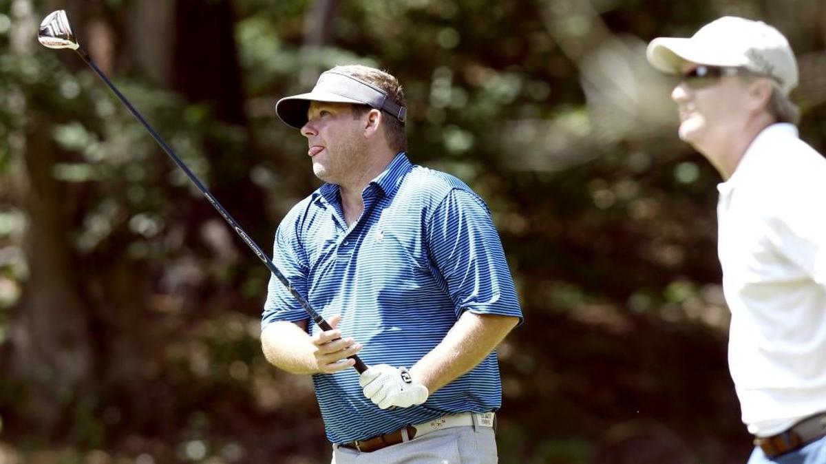 Stan Gann Jr., left, won the Macon-Middle Georgia Championship for the fifth straight year this summer.
