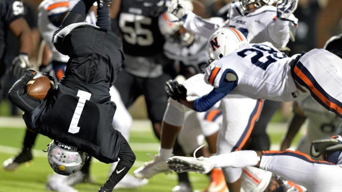 Houston County running back Jaeven West (1), who flipped into the end zone for a touchdown last week against Northside, will have to have another big game Friday against visiting Valdosta.