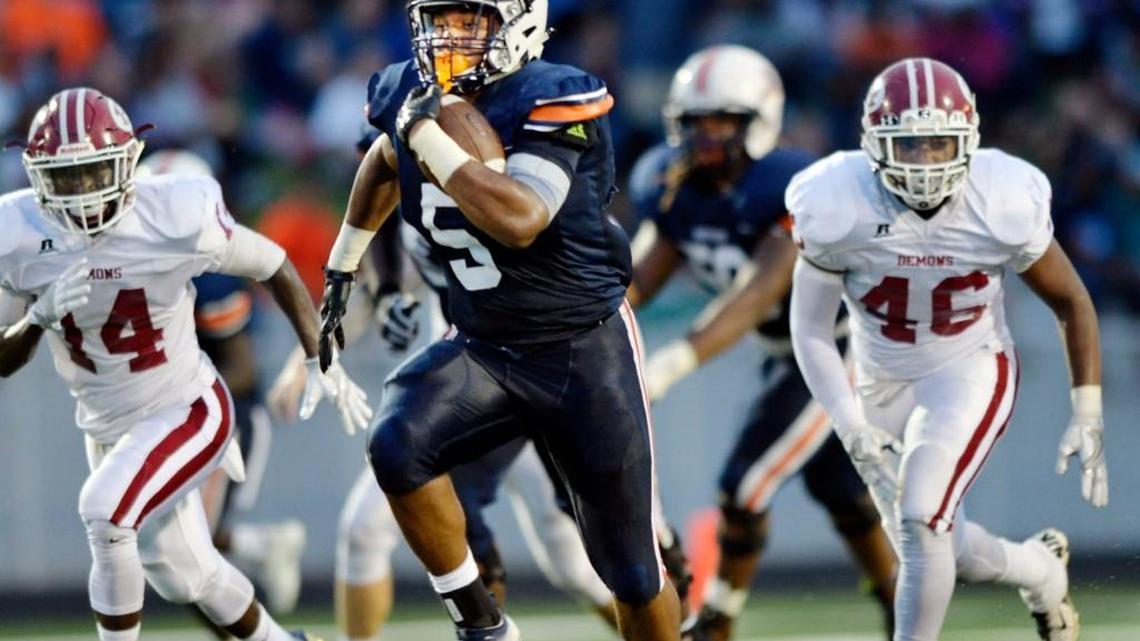 Northside's Desean Dinkins (5) is sixth in Region 1-6A with 443 yards rushing and seven touchdowns. He faces a Lee County defense on Friday that surrenders 11.8 points per game.