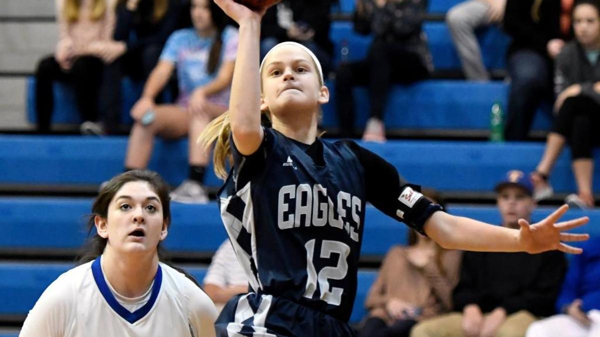 Mary Elaine Mitchell (12) and the Stratford Eagles host Wilkinson County on Tuesday.