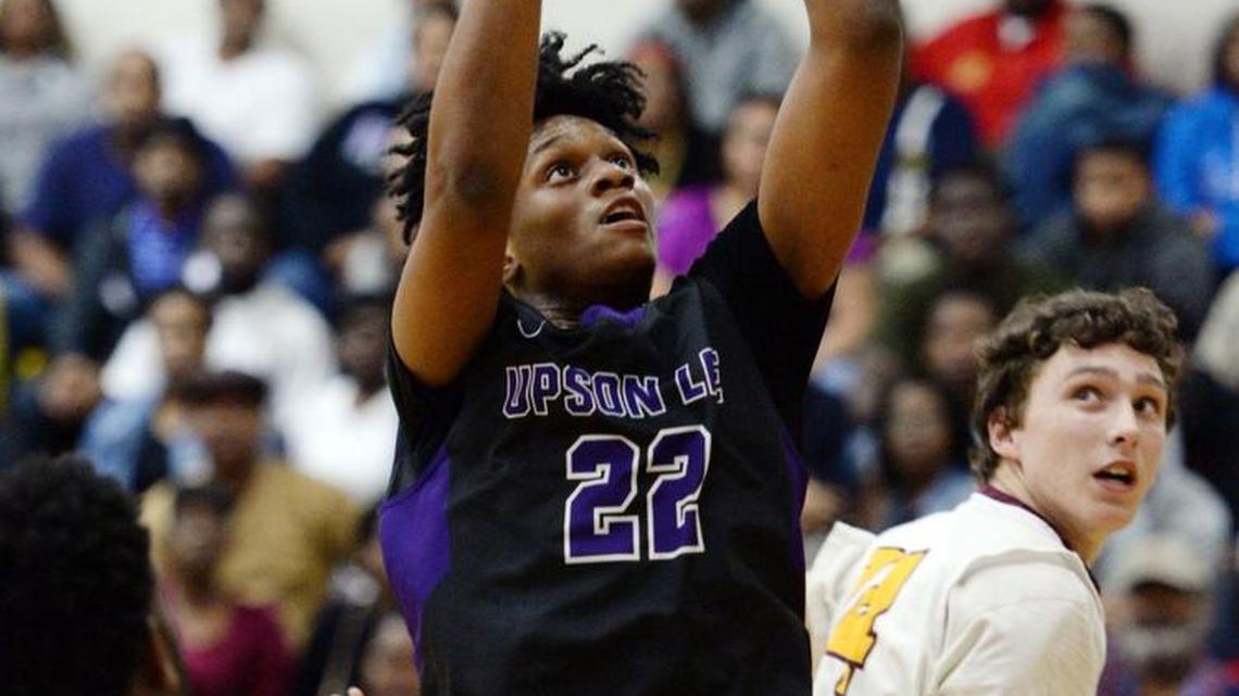 Jacorey Smith (22) has helped Upson-Lee to an undefeated season and spot in the GHSA Class 4A boys semifinals.