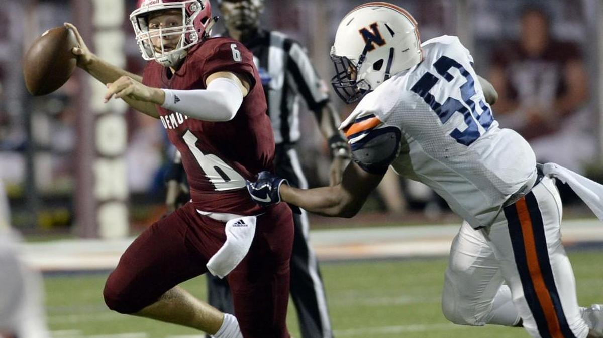Warner Robins quarterback Dylan Fromm (6) and the Demons snapped the programs’ three-game losing streak to Northside last week.