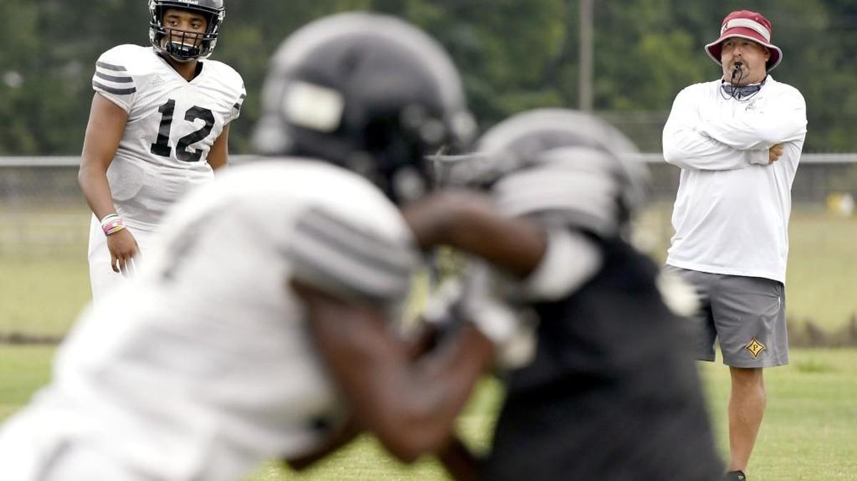 Peach County head coach Chad Campbell’s Trojans open their season Friday at Houston County.