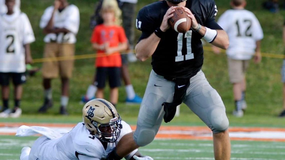 Georgia commit and former Houston County quarterback Jake Fromm (11) threw a touchdown pass in the U.S. Army All-American Bowl on Saturday in San Antonio, Texas.