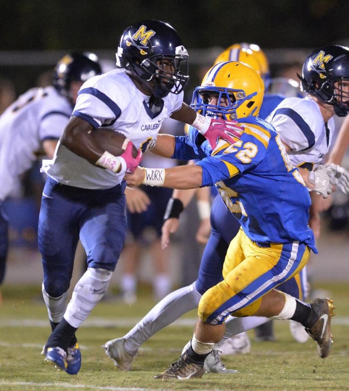 Mount de Sales' Adrian Hardwick.