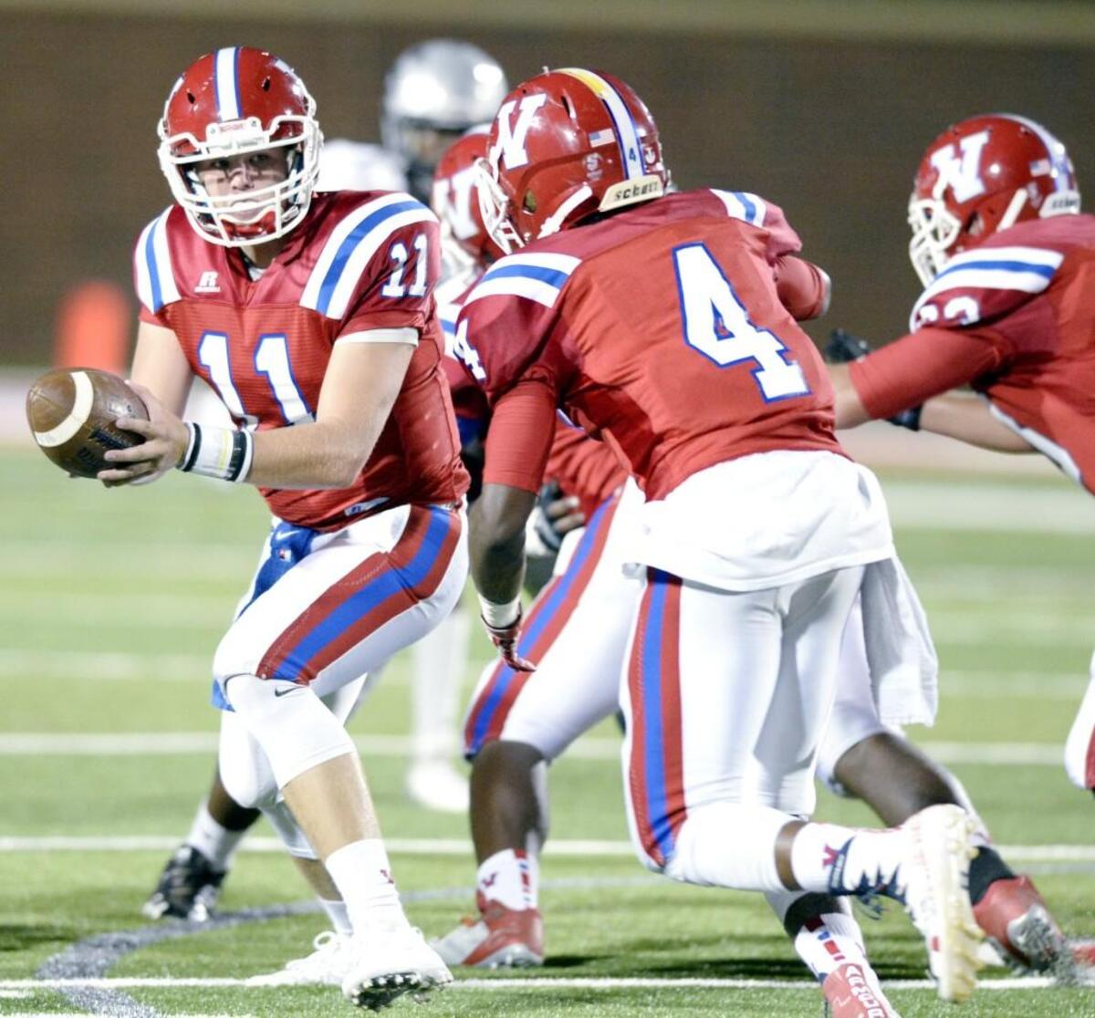 Veterans quarterback Leyton Pinckney (11) and the Warhawks open their season Aug. 18 against Northgate.