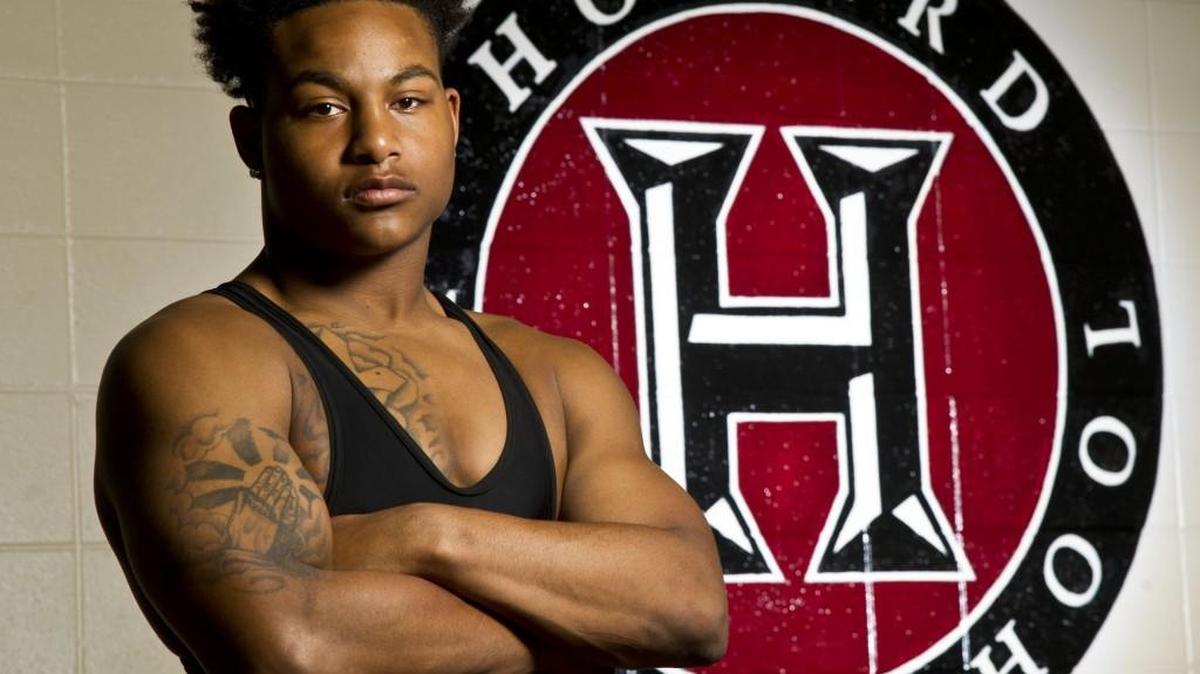 JaQwun Stinson from Howard is the co-wrestler of the year. He won a state championship.