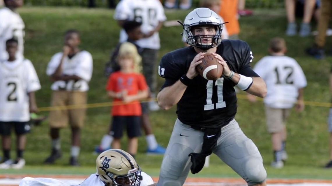 Houston County quarterback Jake Fromm (11) leads Middle Georgia in passing with 2,236 yards.