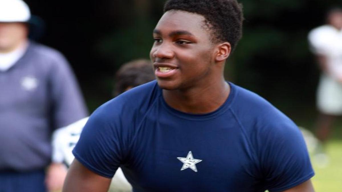 Stratford defensive lineman Tobe Umerah received defensive MVP honors at the Army National Combine in San Antonio.