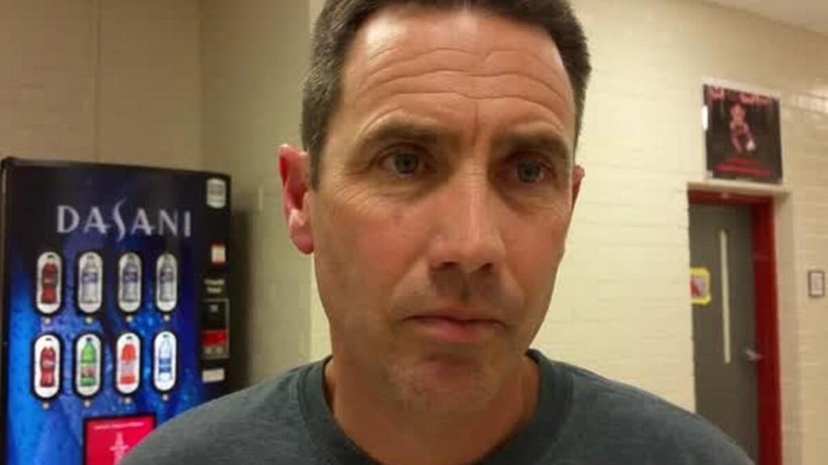 Perry boys basketball head coach Brett Hardy has led the Panthers for 16 seasons.