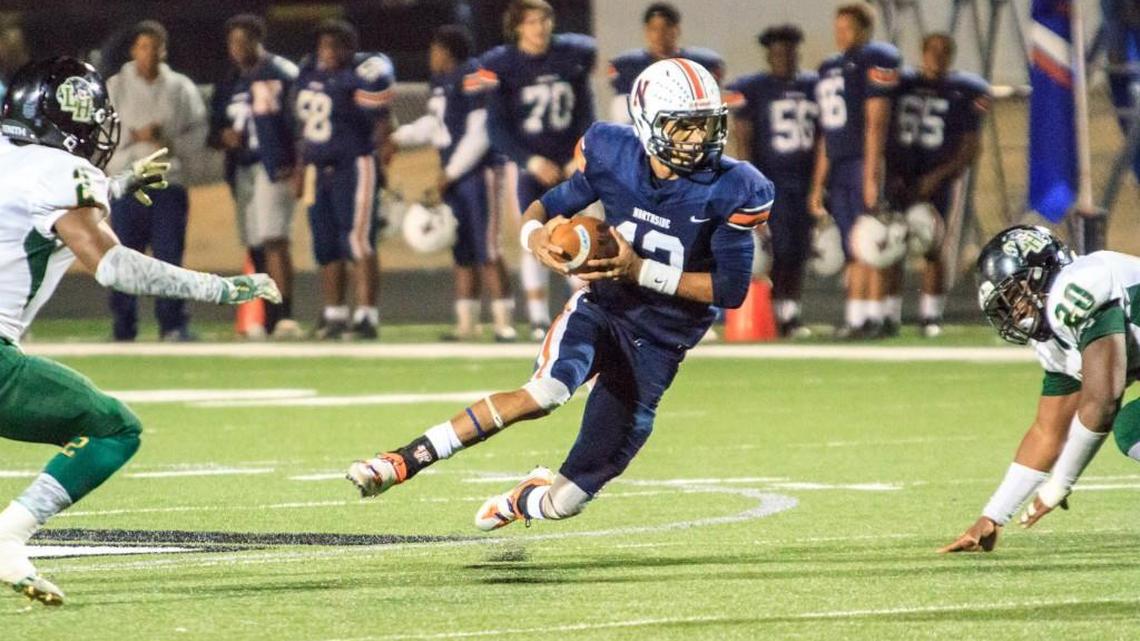 Northside's Tobias Oliver (12) and the Eagles reached the GHSA Class 6A semifinals.
