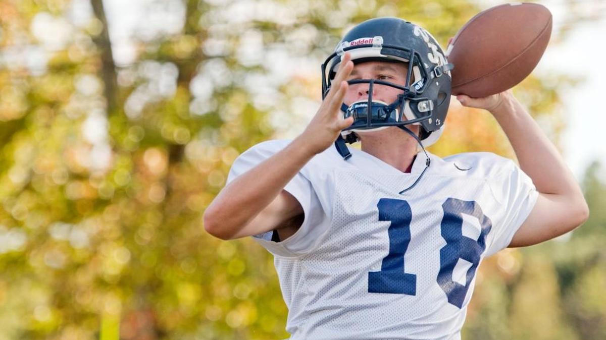 John Milledge quarterback Trevor Evans has completed 66 percent of his passes this year and has 1,197 yards through the air.
