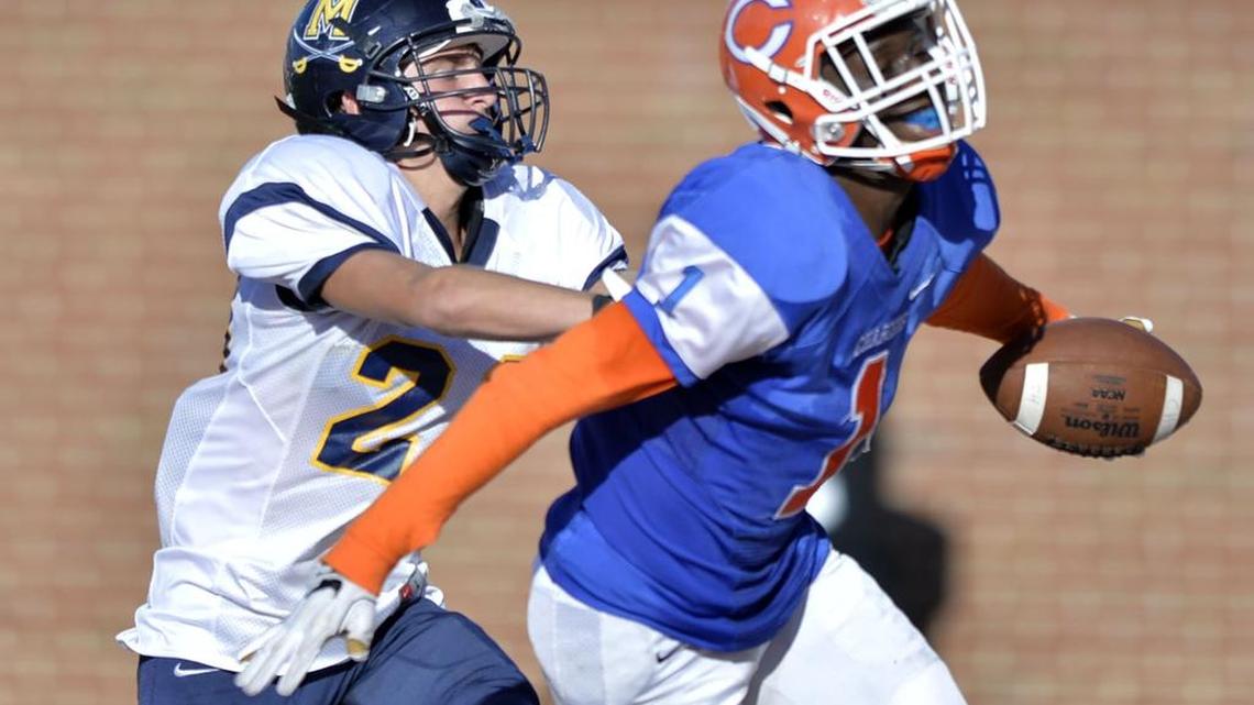 Kanuri Williams (1) has been a key two-way player in helping Central to a 5-1 start. The Chargers visit Peach County on Friday having lost 10 straight to the Trojans.