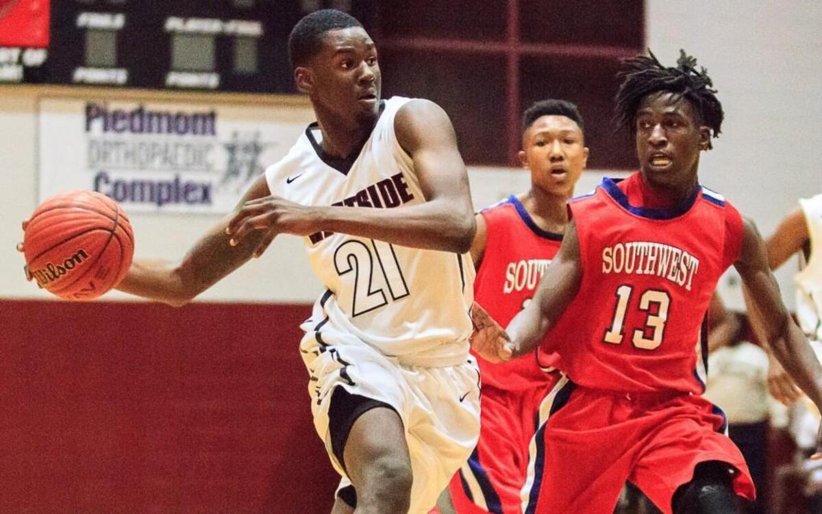 Khavon Moore (21) and the Westside Seminoles open GHSA Class 3A Tournament play Saturday at home against Long County.