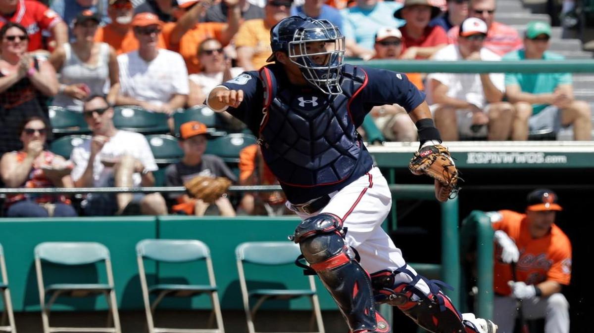 Atlanta catcher Kurt Suzuki likely will be the primary catcher on days R.A. Dickey will be throwing this season.