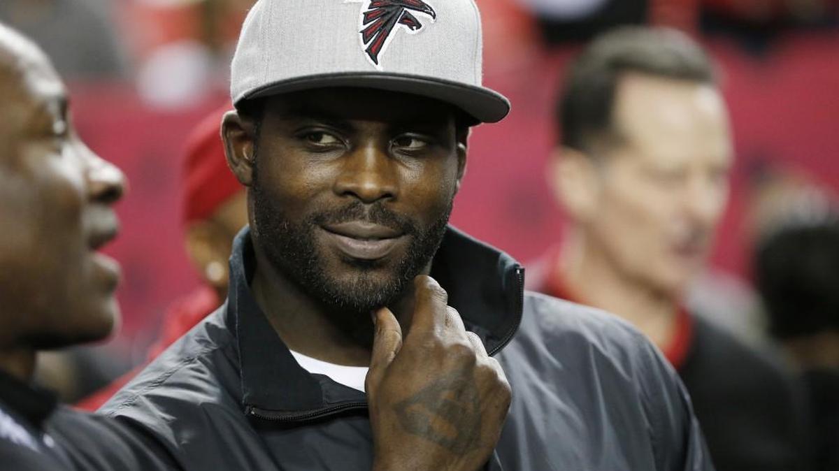 Former Atlanta Falcons quarterback Michael Vick.