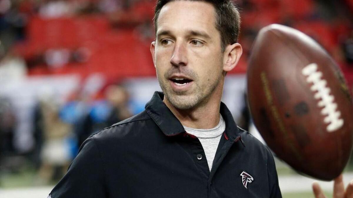 Atlanta Falcons offensive coordinator Kyle Shanahan reportedly will interview with four NFL teams this weekend for head coaching positions.