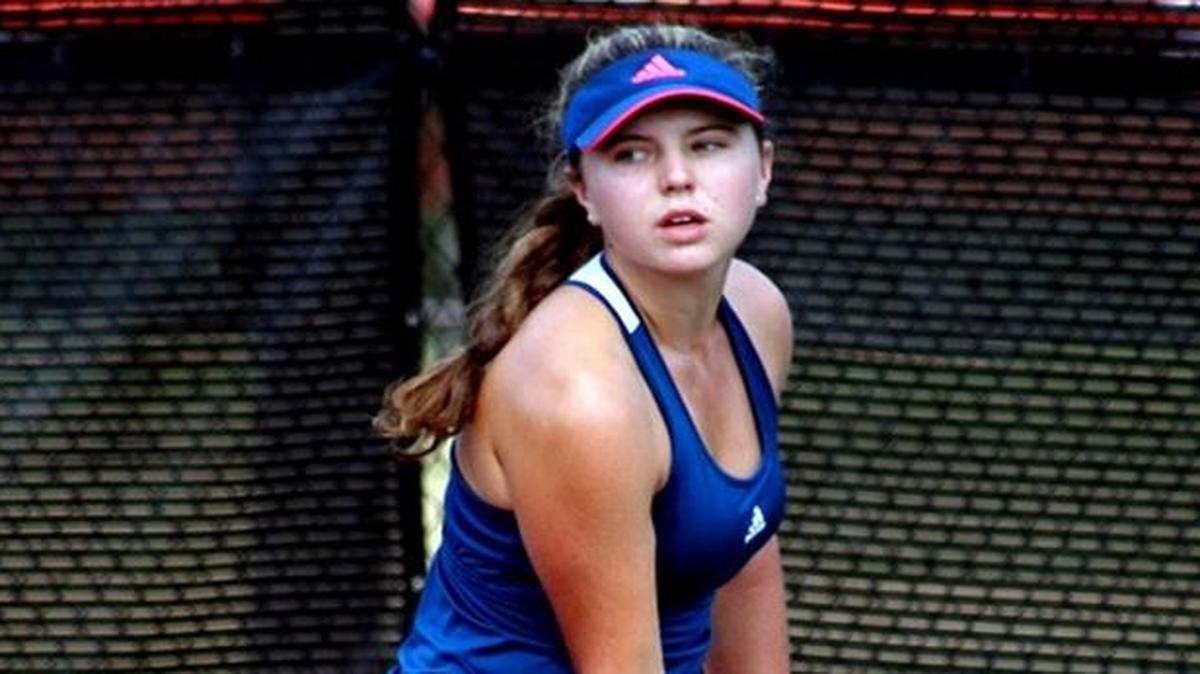Kayla Day defeated top seed Samantha Crawford on Thursday at the USTA Pro Series W.L. Amos Sr. Tennis Classic at Mercer.