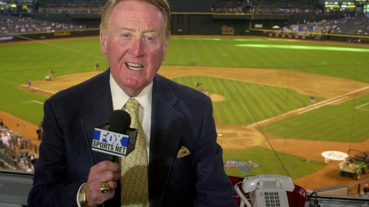 Vin Scully is working his final season as a broadcaster for the Los Angeles Dodgers.