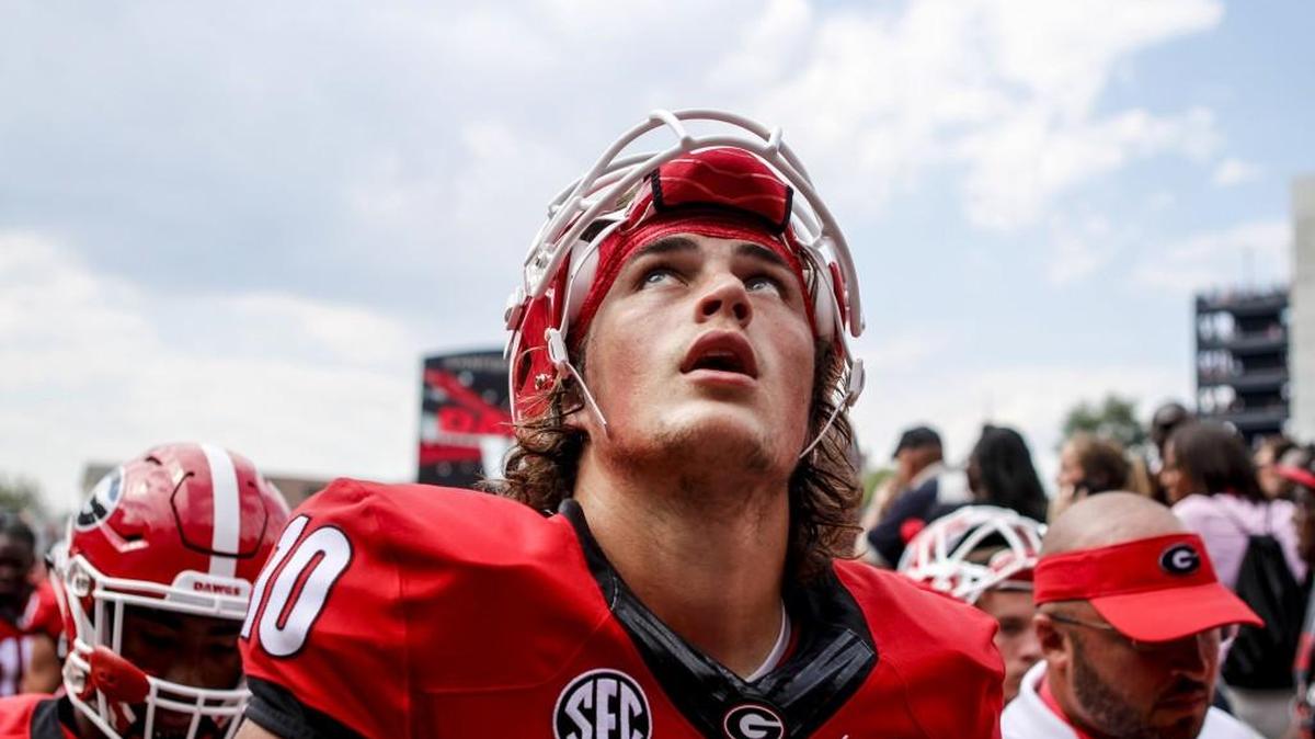 Georgia quarterback Jacob Eason is entering his second season with the Bulldogs.