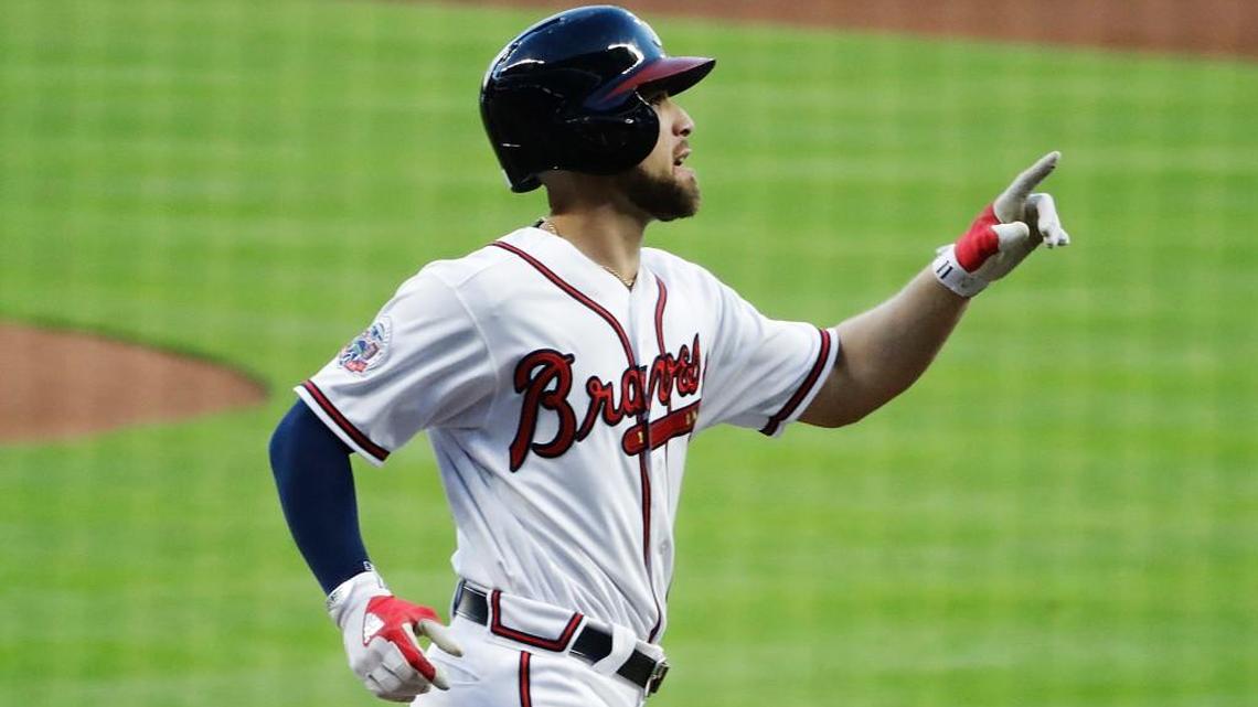 Atlanta’s Ender Inciarte is hitting .349 in games the Braves have won this season.