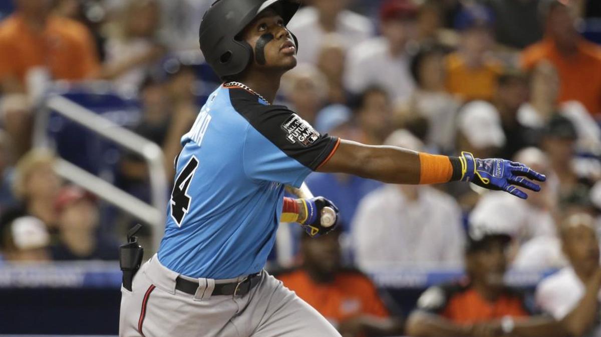 Ronald Acuna was promoted to Triple-A Gwinnett on Wednesday.