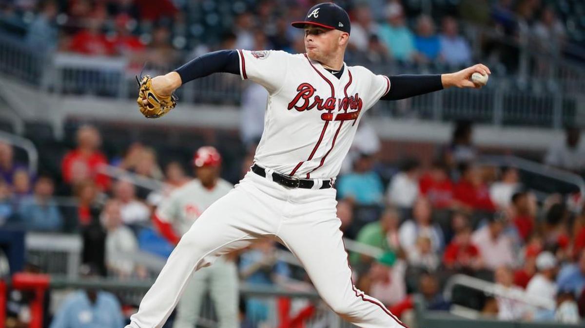 Sean Newcomb is one of a group of talented young pitchers on the staff of the Atlanta Braves.