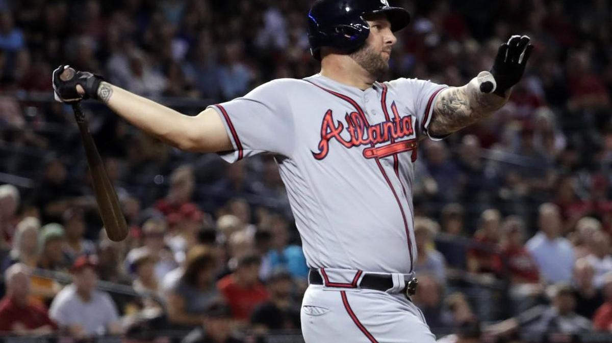 Matt Adams joined the Atlanta Braves in a trade with St. Louis this season.