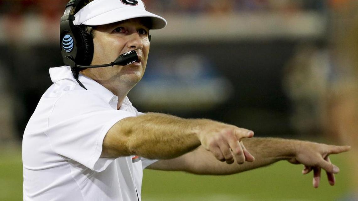 Georgia head coach Kirby Smart is entering his second season with the Bulldogs.