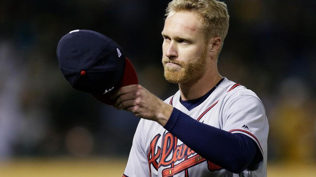 Atlanta pitcher Mike Foltynewicz and the Braves are 40-41 entering the second half of the season.