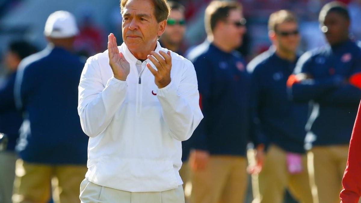 Alabama head coach Nick Saban’s Crimson Tide will face Florida for the SEC championship game Saturday at the Georgia Dome.