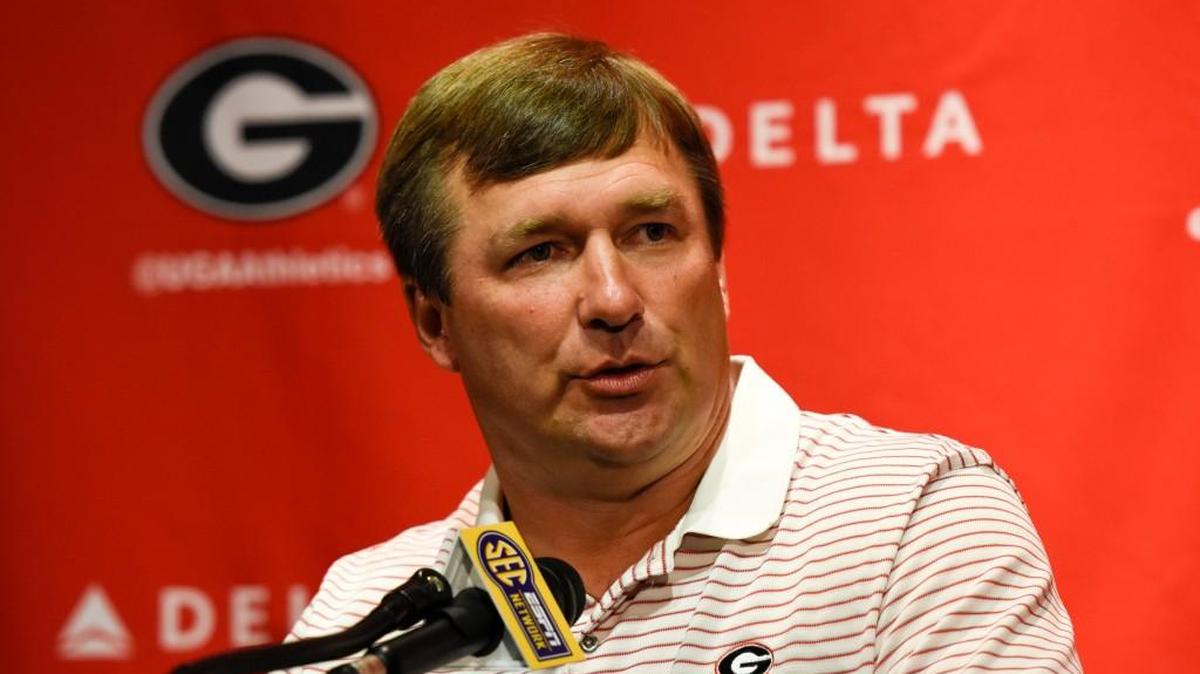 Georgia head coach Kirby Smart’s Bulldogs open their season Saturday against North Carolina in the Georgia Dome.