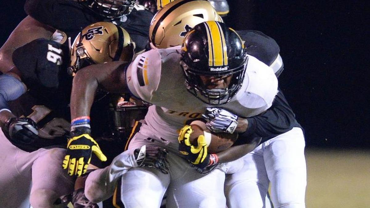 Peach County running back Trevon Woolfolk and the Trojans open GHSA Region 4-3A play Friday at Westside.