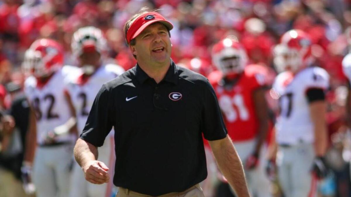 Georgia head coach Kirby Smart is entering his second season with the Bulldogs