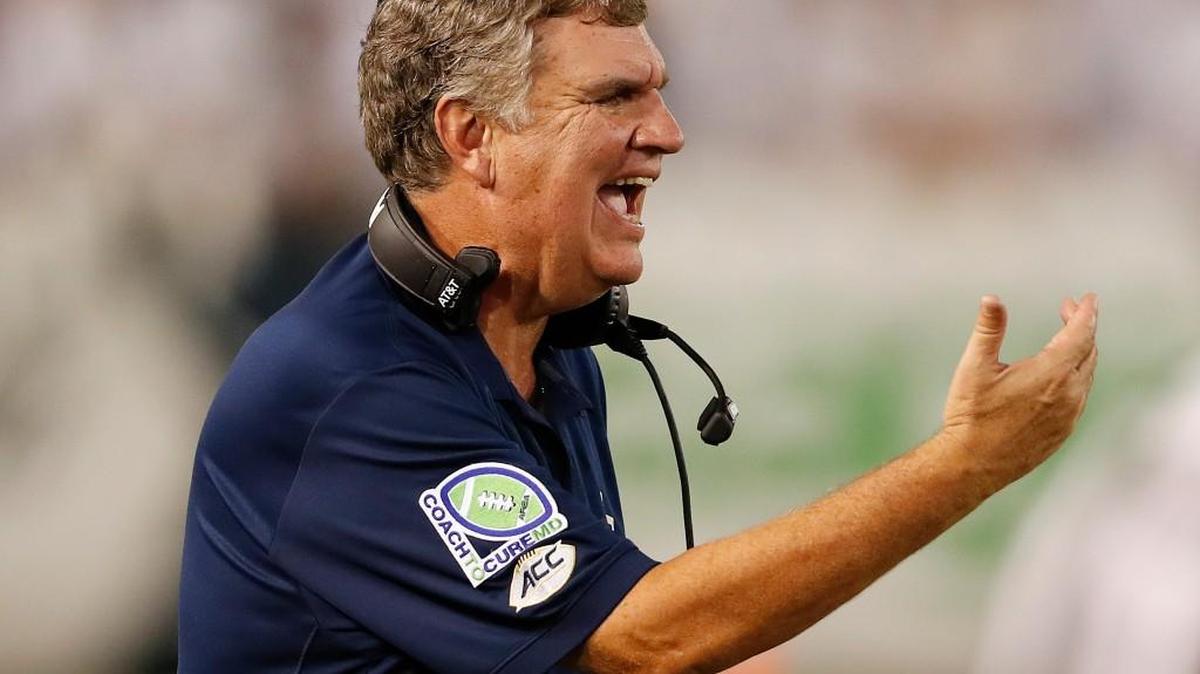 Georgia Tech head coach Paul Johnson and the Yellow Jackets host Miami on Saturday.