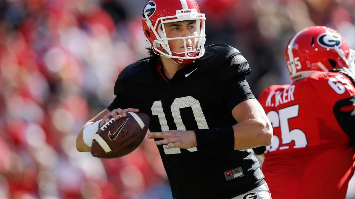 Jacob Eason and the Georgia Bulldogs travel to Mississippi on Saturday afternoon.