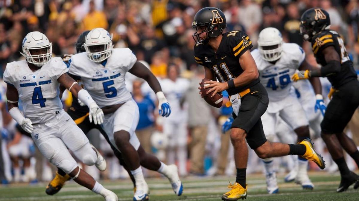 Appalachian State quarterback Taylor Lamb and the Mountaineers beat Georgia State on Saturday.