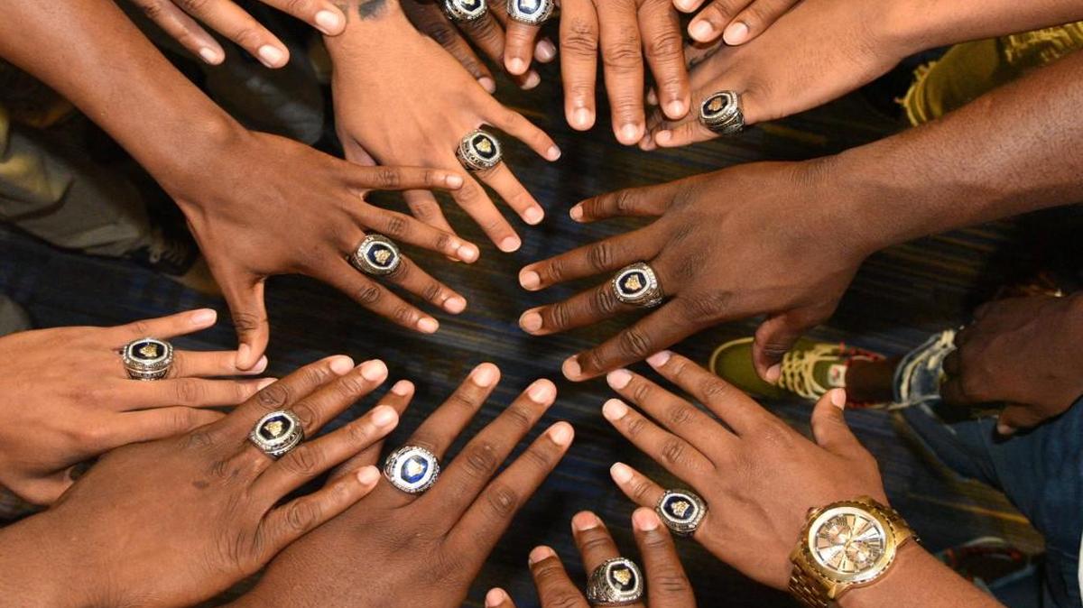 Fort Valley State’s football team won the SIAC championship in 2016. The Wildcats received their championship rings Wednesday night.