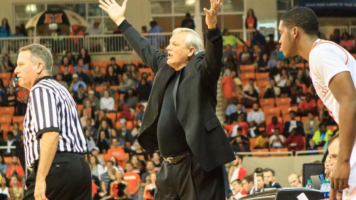 Head coach Bob Hoffman and the Mercer Bears host East Tennessee State on Saturday.