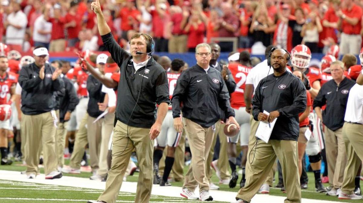 Georgia head coach Kirby Smart’s Bulldogs open SEC play Saturday at Missouri.