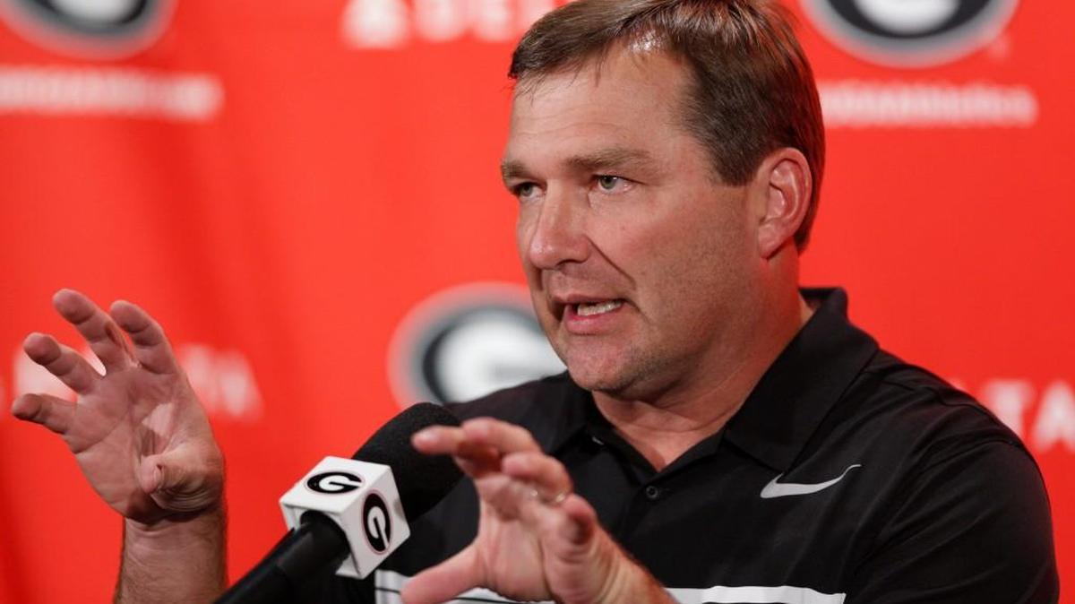 Georgia head coach Kirby Smart is entering his second season with the Bulldogs.