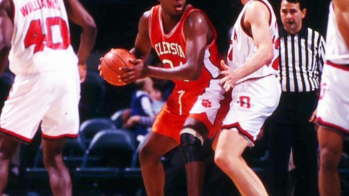 Sharone Wright was a star at Clemson and was drafted sixth by the Philadelphia 76ers.