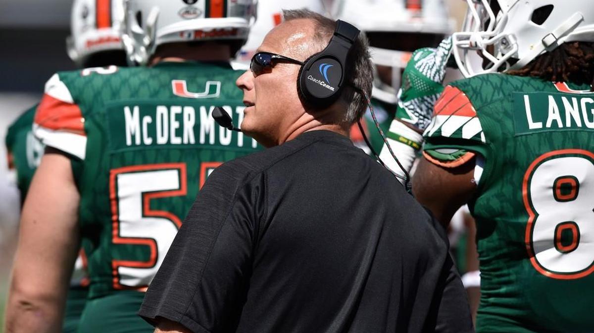 Miami head coach Mark Richt’s Hurricanes beat Georgia Tech last week and face Florida State this week.