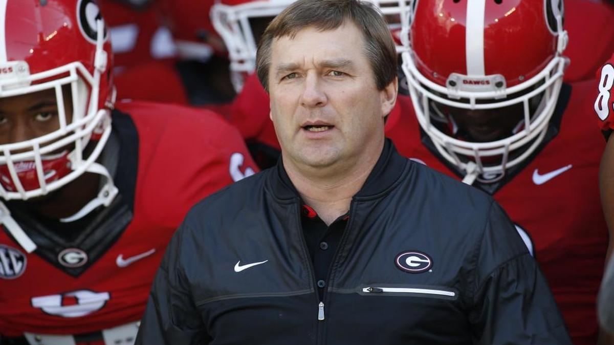 Georgia head coach Kirby Smart is entering his second with the Bulldogs,