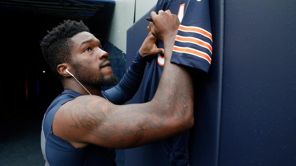 Former Dodge County and Georgia Bulldogs star Leonard Floyd was a first-round pick of the Chicago Bears in April.