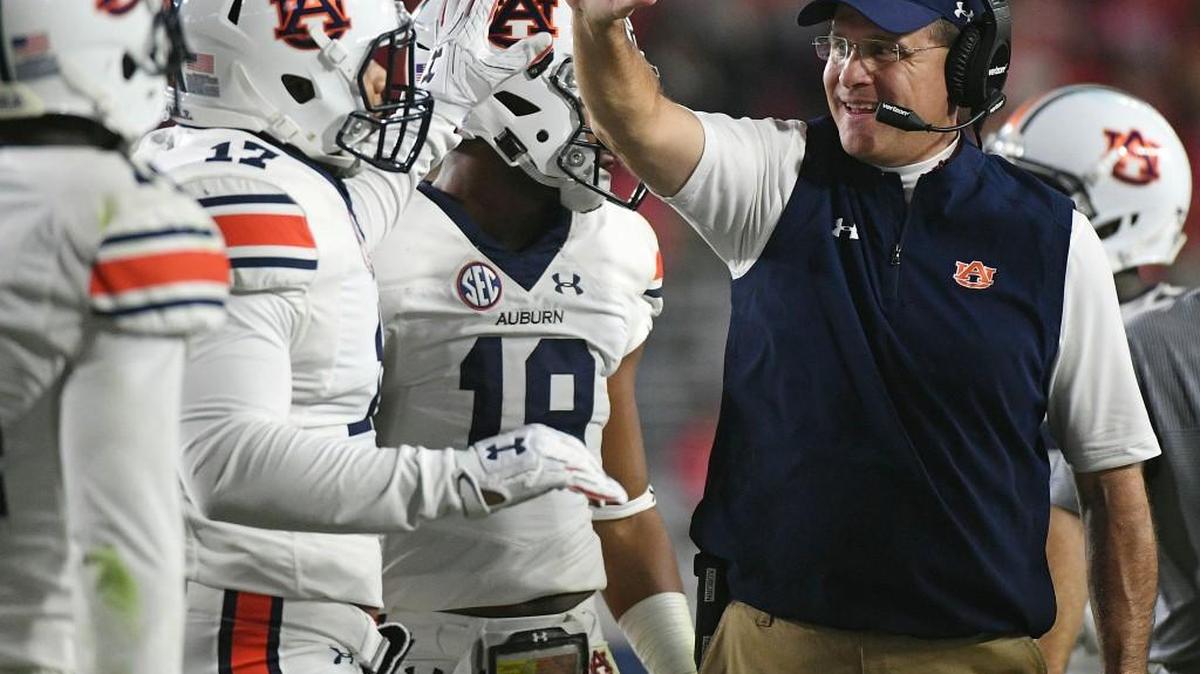 Auburn head coach Gus Malzahn’s Tigers host Vanderbilt on Saturday.