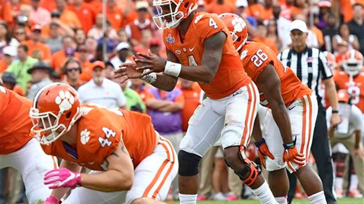 Clemson quarterback Deshaun Watson and the Tigers travel to Florida State on Saturday.
