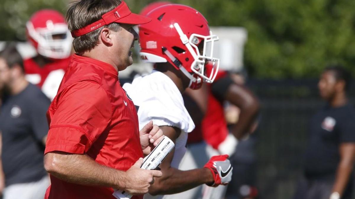 Georgia head coach Kirby Smart is entering his second season with the Bulldogs.