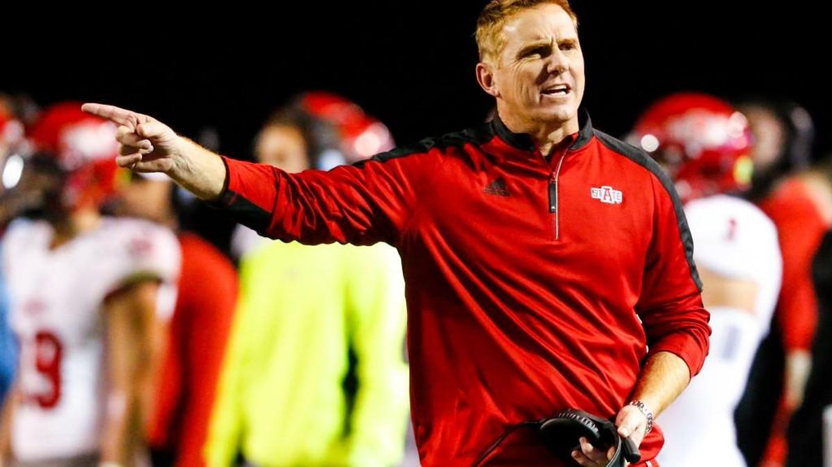Arkansas State head coach Blake Anderson’s team beat Troy on Thursday.